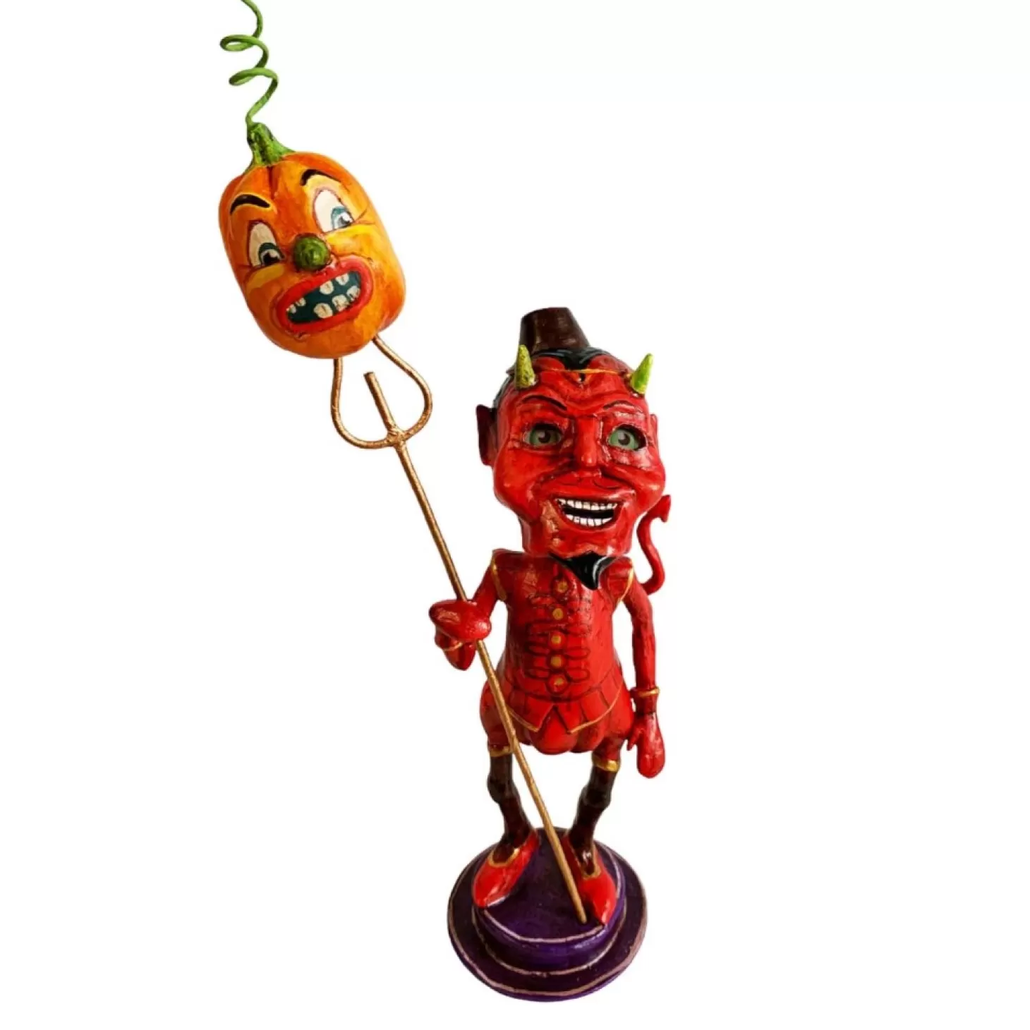 Halloween Decor>Roger's Gardens Dashing Damien The Lil Devil - 10" Tall - Jorge De Rojas