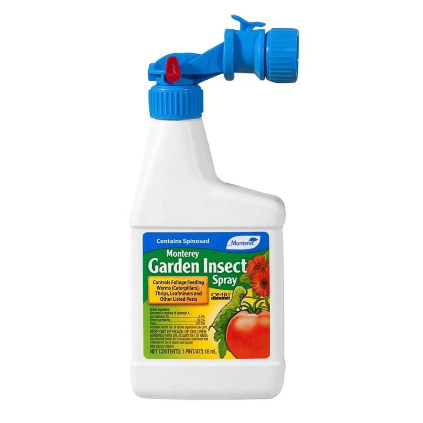 Soils + Fertilizers + Sprays>Roger's Gardens Monterey Garden Insect Spray With Spinosad Ready To Spray Organic - 16Oz