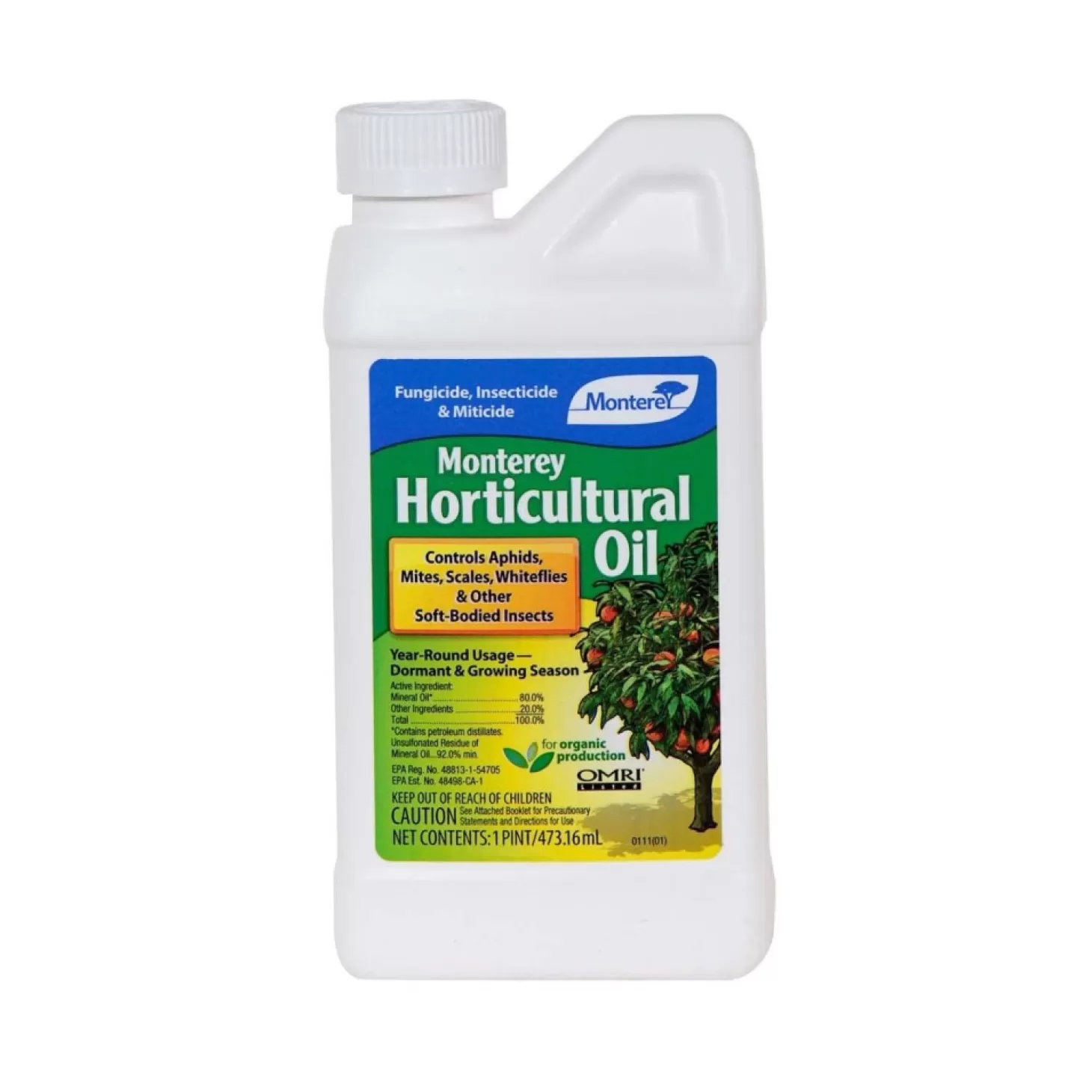 Soils + Fertilizers + Sprays>Roger's Gardens Monterey Horticultural Oil Fungicide Insecticide Miticide Concentrate Organic -
