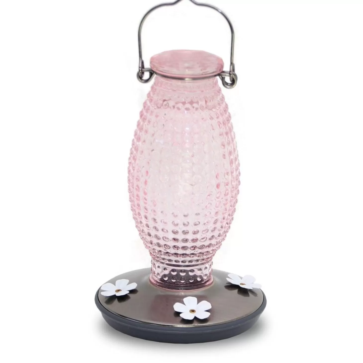 Garden Accents + Bird Feeders>Roger's Gardens Perky Pink Vintage Feeder