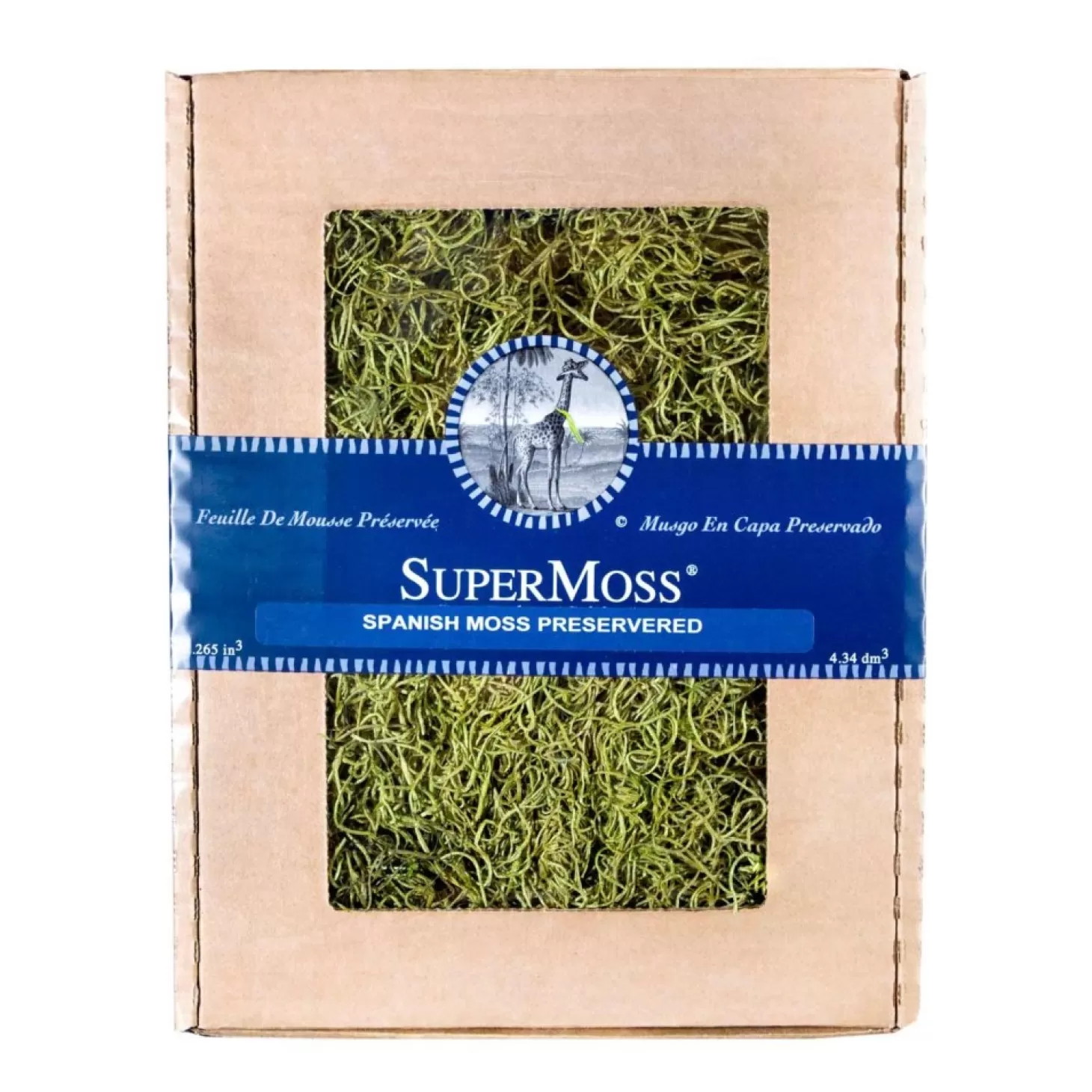 Mosses>Roger's Gardens Spanish Moss - Chartreuse Color - 120 Cu. In.