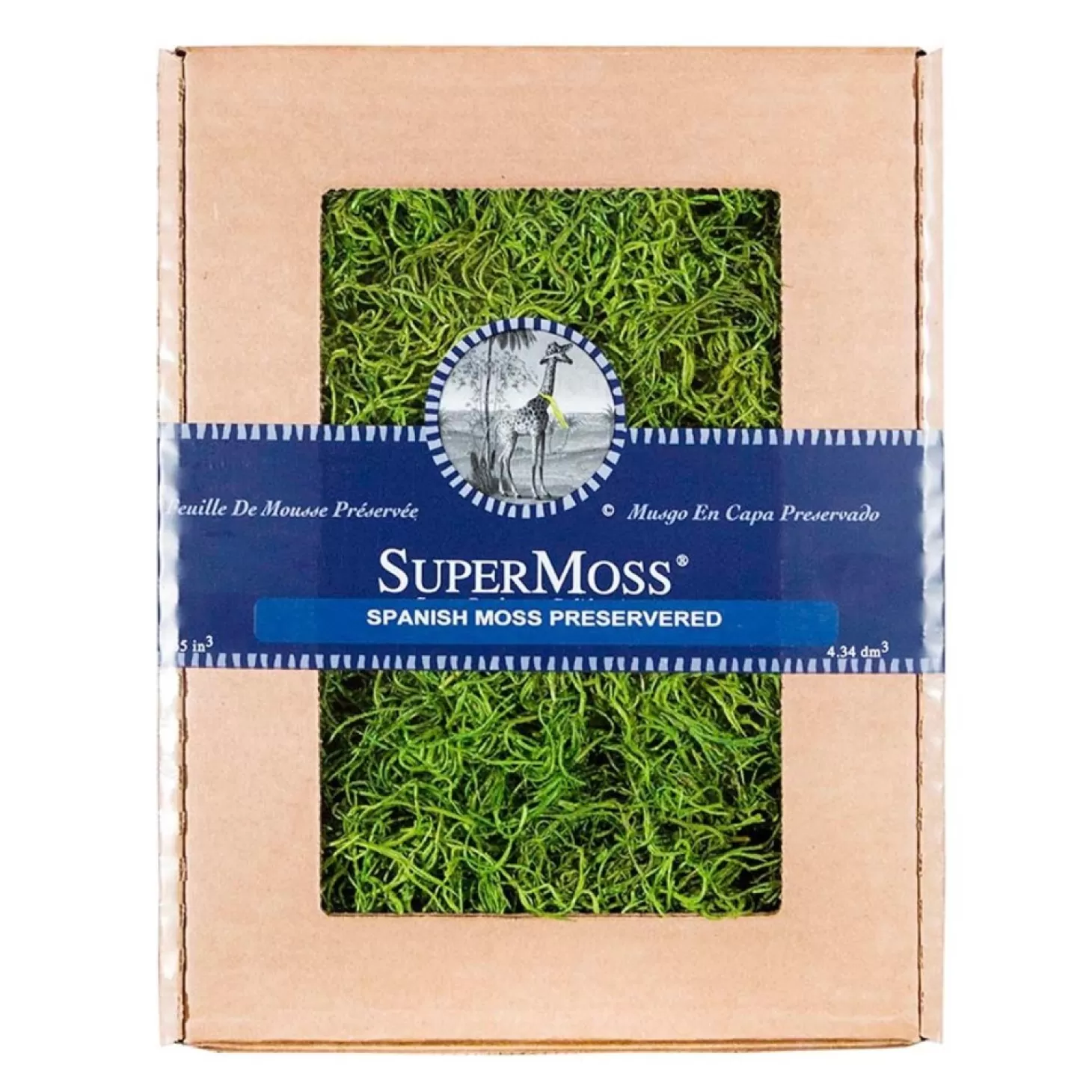 Mosses>Roger's Gardens Spanish Moss - Green Grass Color - 120 Cu. In.