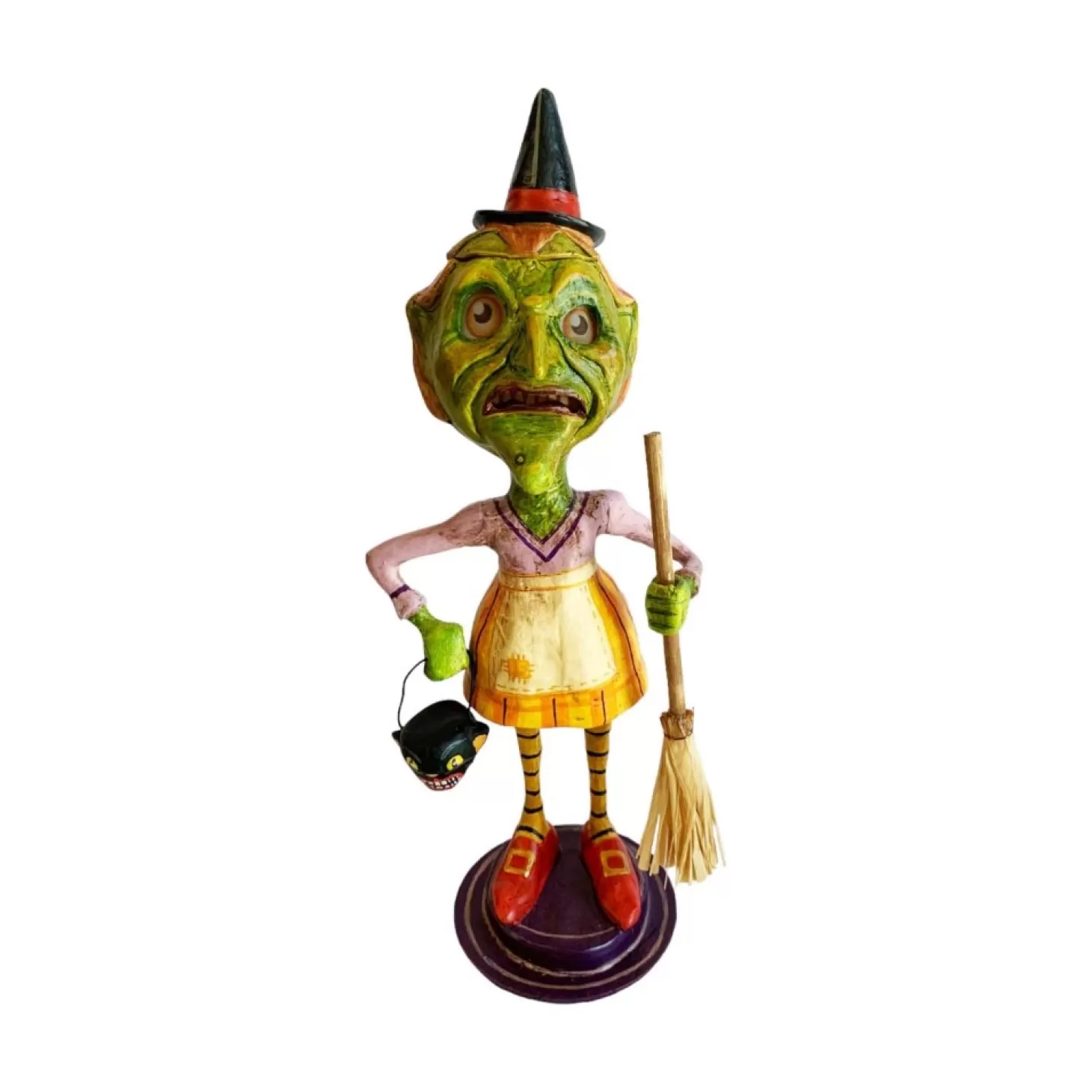 Halloween Decor>Roger's Gardens Winefred The Stubborn Troll - 10" Tall - Jorge De Rojas